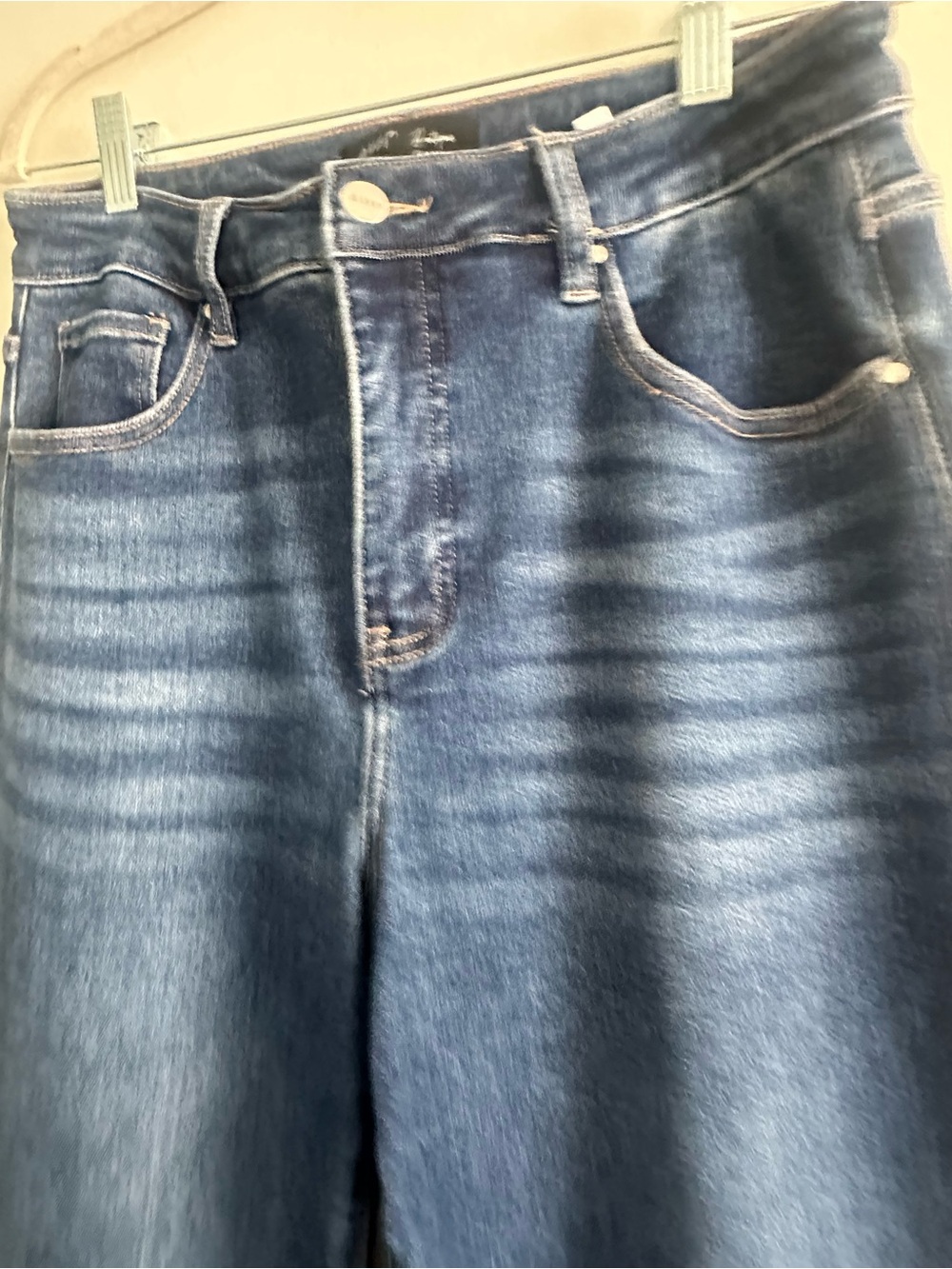 Rise Brand - High-Rise Wide Leg Jeans - Dark Blue - Size 9/29 - inseam 26” - Picture 8 of 13